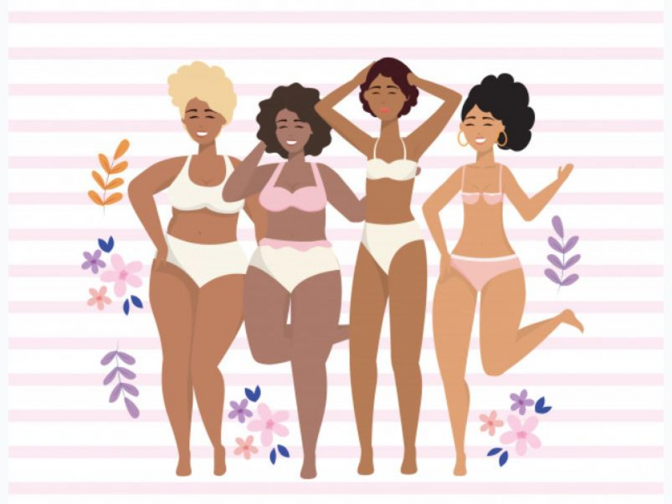 dessin de femmes en sous vêtements